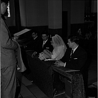 Matrimonio di Bacchiega Mario con Dal Santo Gabriella