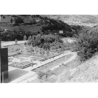 Veduta del parco della centrale idroelettrica in Loc. Bessè